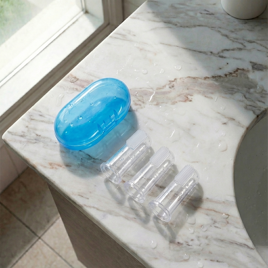 Pirštiniai dantų šepetėliai